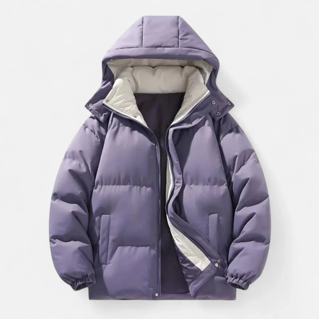 Drune | Herren Daunenjacke, Kapuze, Übergröße - Winter
