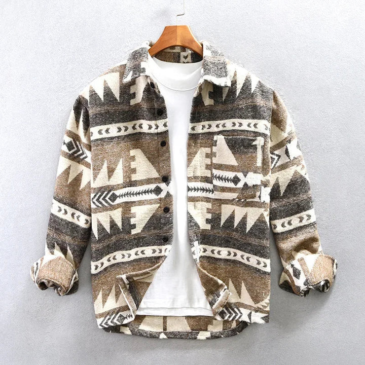 Drune | Aztekenjacke im Hemdenstil