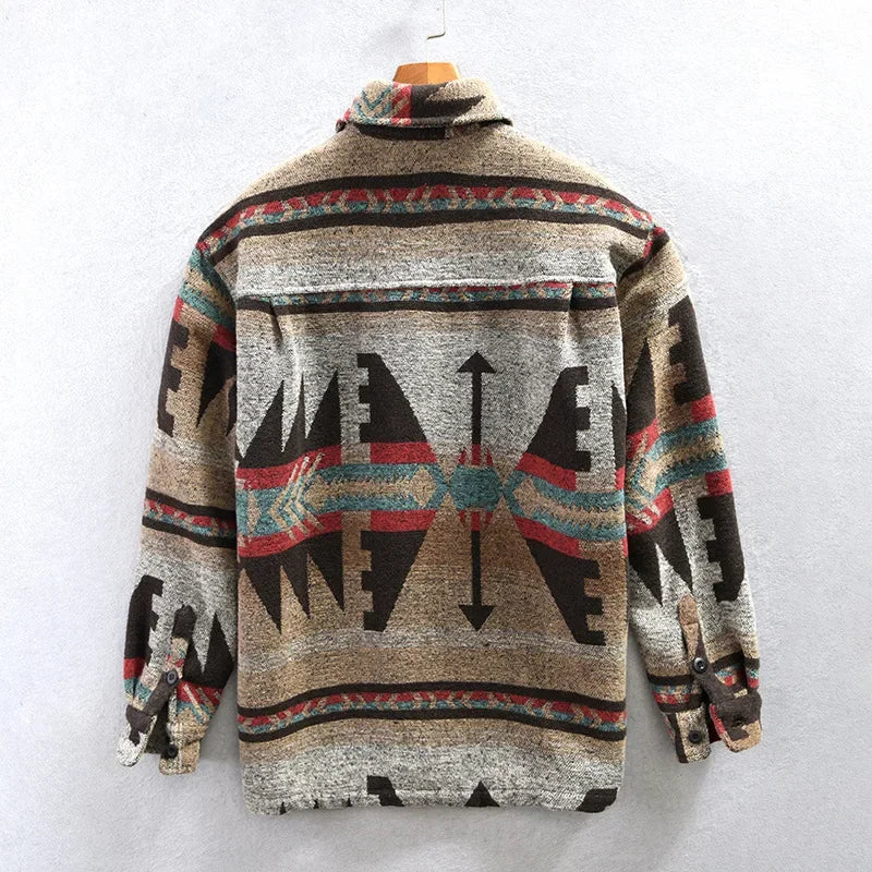 Drune | Aztekenjacke im Hemdenstil