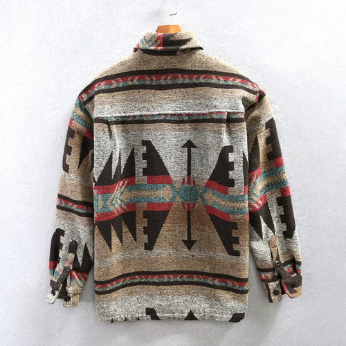 Drune | Aztekenjacke im Hemdenstil