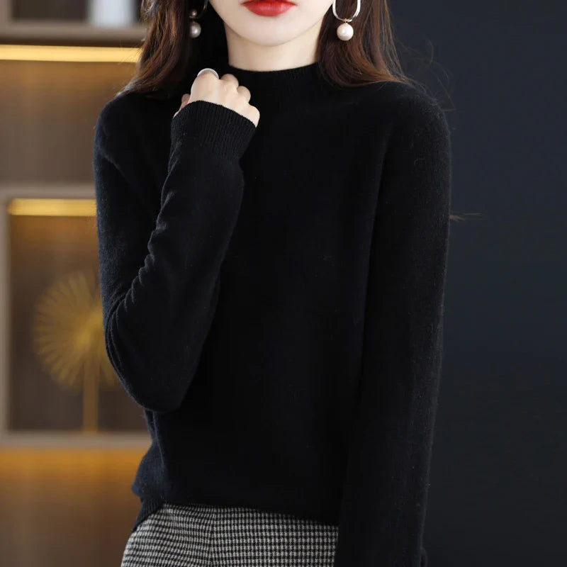 Drune | Merinowolle Pullover für Damen - Slim Fit