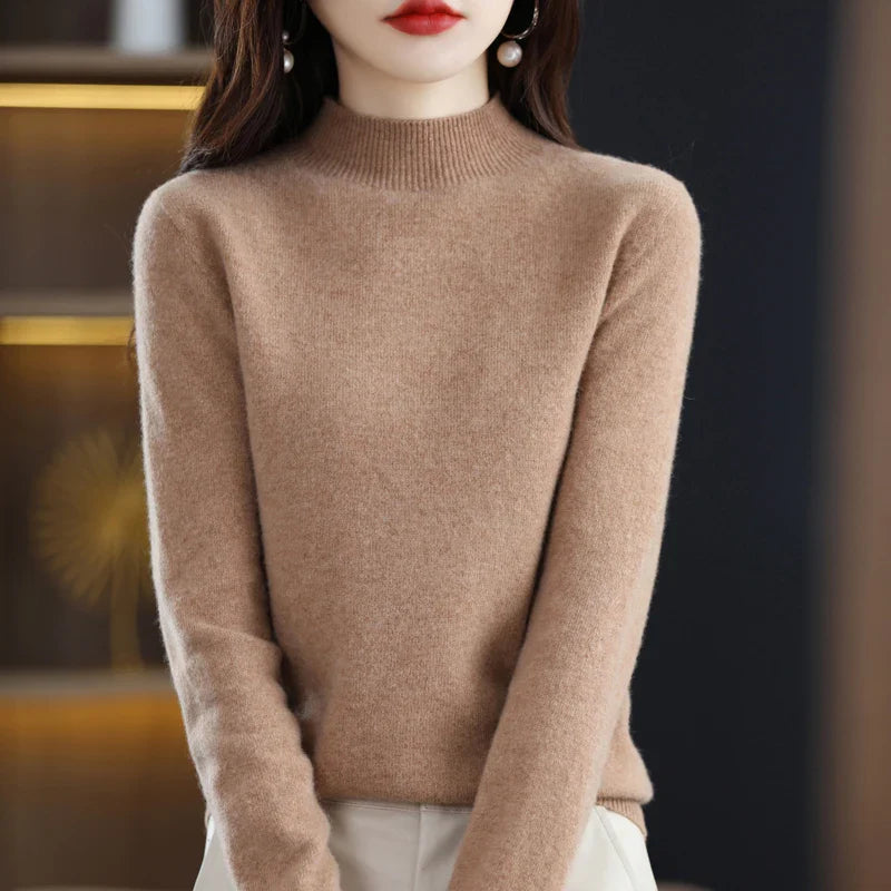 Drune | Merinowolle Pullover für Damen - Slim Fit