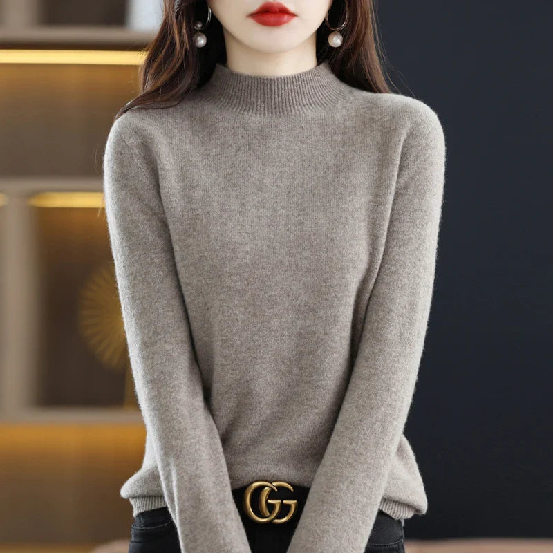 Drune | Merinowolle Pullover für Damen - Slim Fit