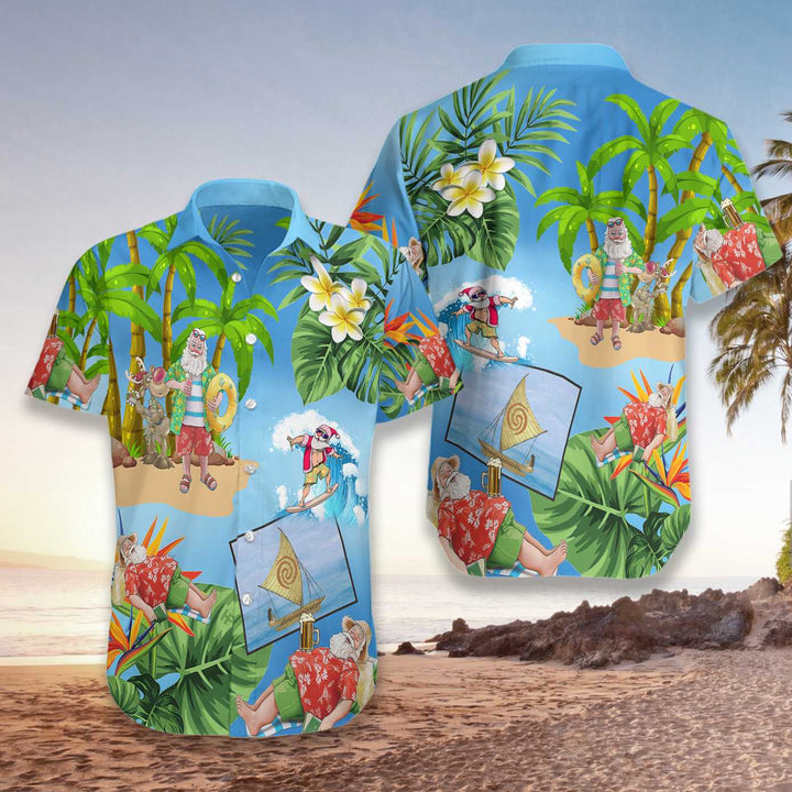 Drune | Frohe Weihnachten Santa Claus 18 Hawaiian Shirt