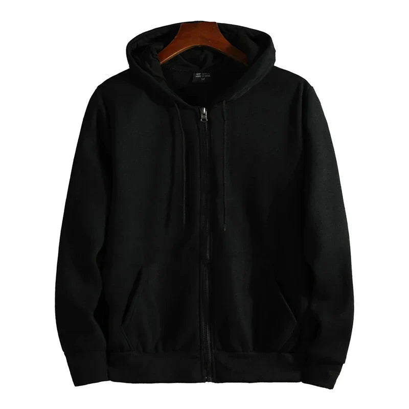 Drune | Hoodie - Sportlicher & Bequemer Pullover mit Reißverschluss und Kapuze für Herbst und Winter