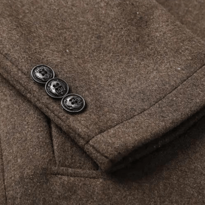 Drune | Hochgeschlossener Wintermantel mit erhöhter Eleganz