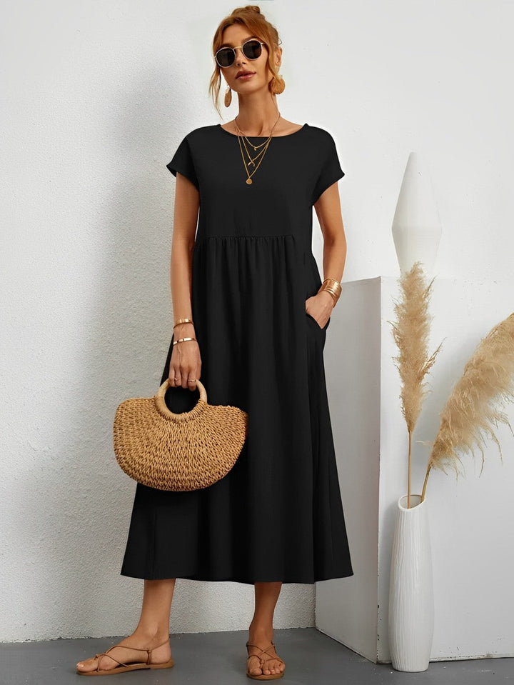 Drune | Atemberaubendes Baumwoll-Sommerkleid mit Bequemem Schnitt für Warmes Wetter