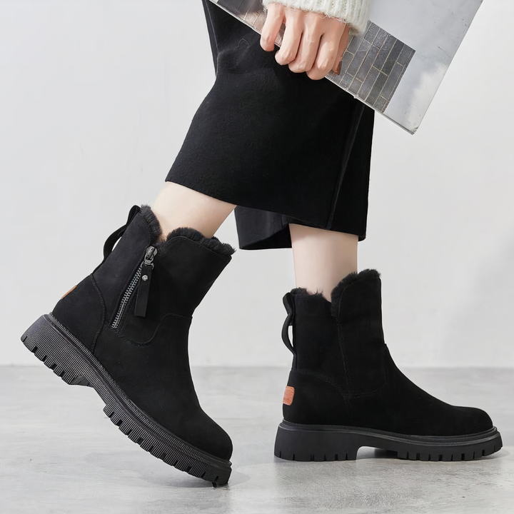 Drune | Knöchelhohe Schneestiefel für Damen – Gemütliches & Stilvolles Winteressenziell