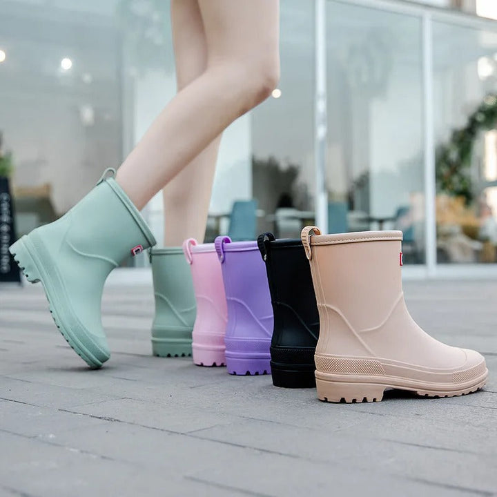 Drune | Mid-Cut Wasserdichte Regenstiefel für Frauen – Stilvoll & Funktional