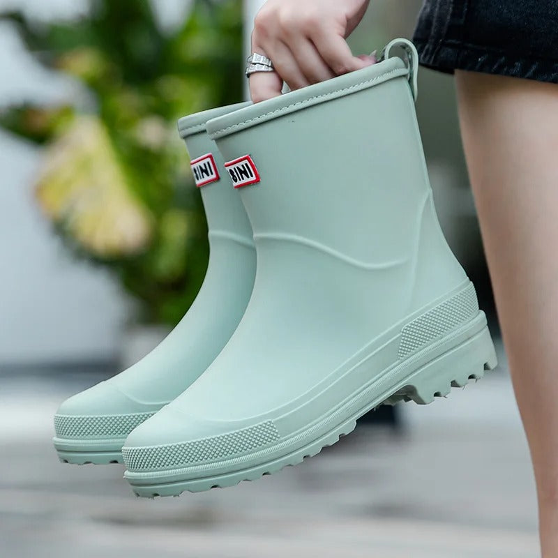 Drune | Mid-Cut Wasserdichte Regenstiefel für Frauen – Stilvoll & Funktional