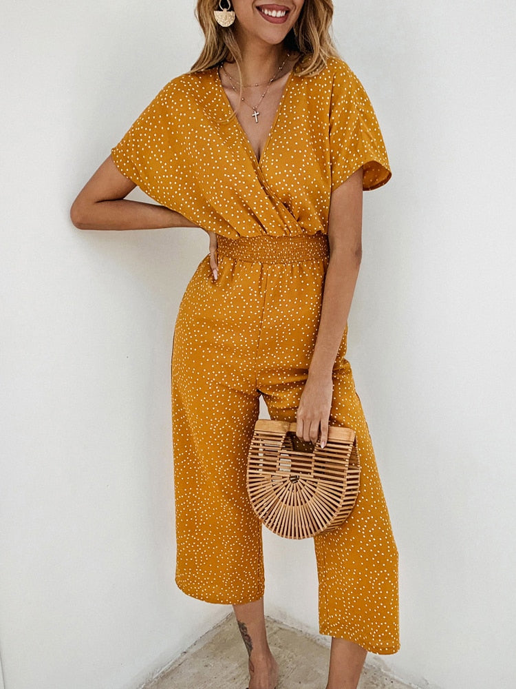 Drune | Jumpsuit Setze ein Statement mit unserem stylischen Polka Dot Jumpsuit