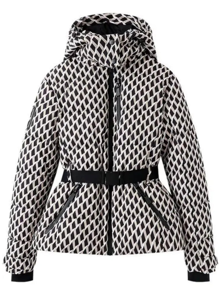Drune | Modische Skijacke mit Taillenbund