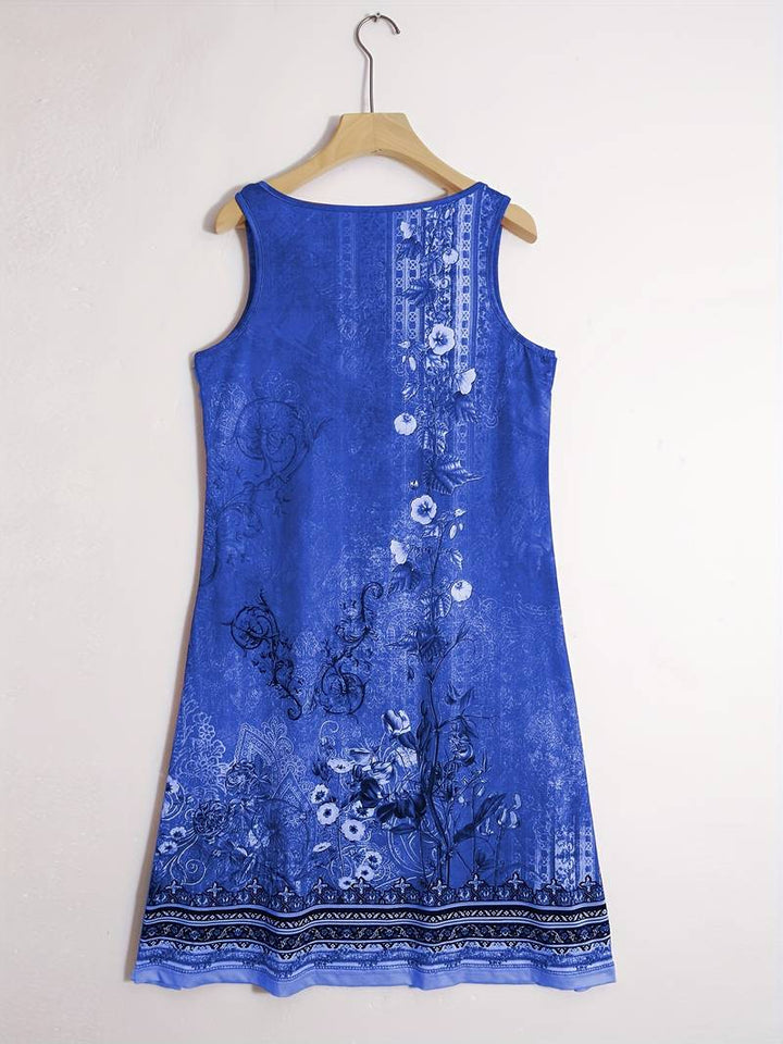 Drune | Ärmellos Lockere Passform Boho Kleid Sommerkleid
