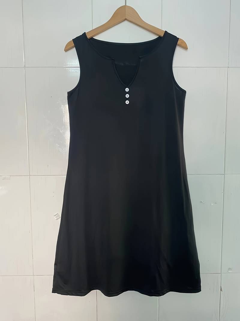 Drune | Ärmellos Lockere Passform Boho Kleid Sommerkleid