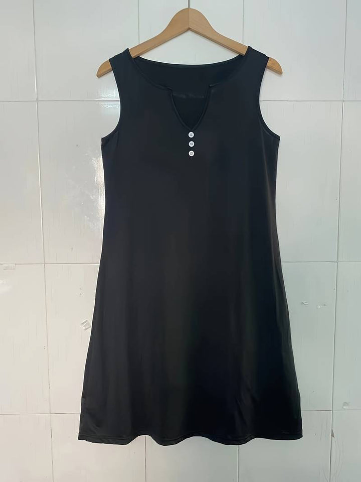 Drune | Ärmellos Lockere Passform Boho Kleid Sommerkleid