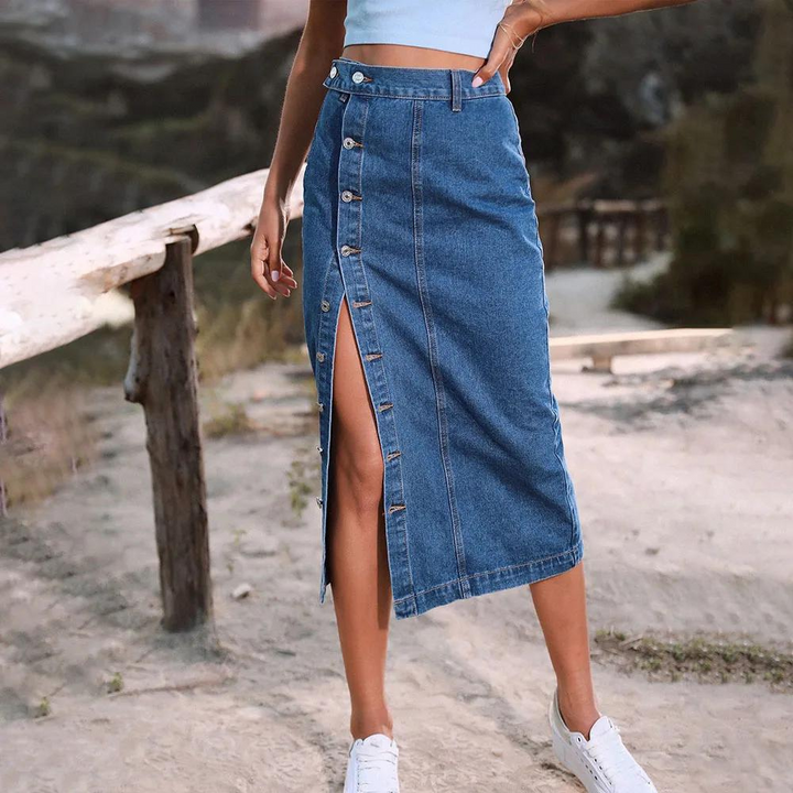 Drune | Elegante Jeansrock