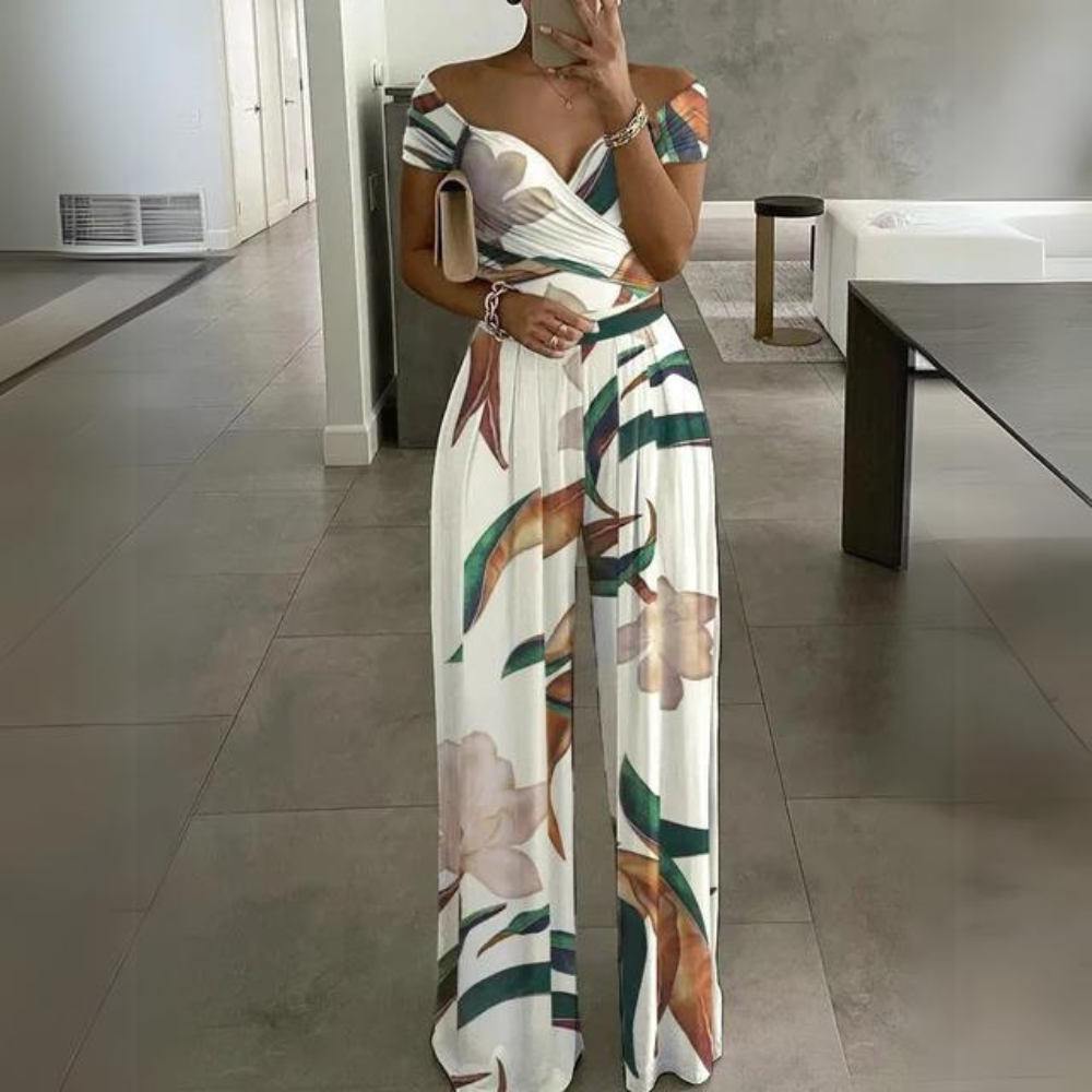 Drune | Eleganter Off-Shoulder-Jumpsuit