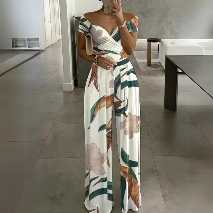 Drune | Eleganter Off-Shoulder-Jumpsuit