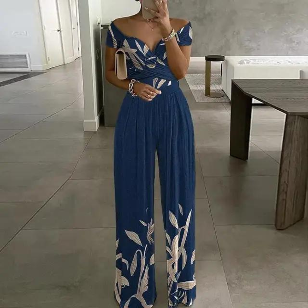 Drune | Eleganter Off-Shoulder-Jumpsuit