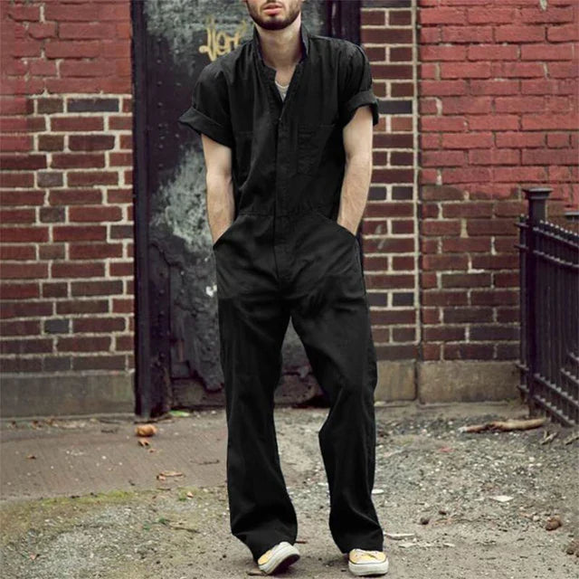 Drune | Einfarbiger Jumpsuit für Männer