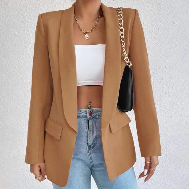 Drune | Blazer für Damen Klassischer Eleganter Schnitt Perfekt für Berufliche Anlässe