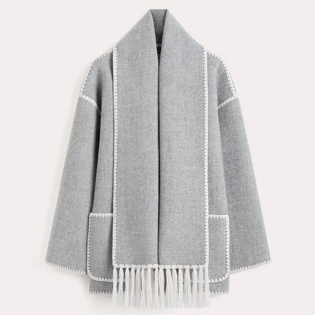 Drune | Blendenjacke - elegante oversized Damenwinteroberbekleidung