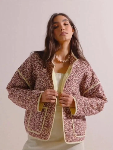 Drune | Vintage-Mantel mit Blumenmuster Jacke