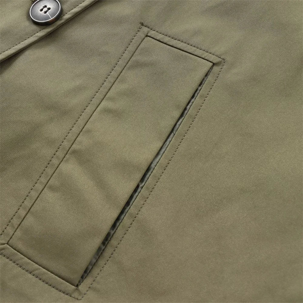 Drune | Trenchcoat Damen mit Kapuze