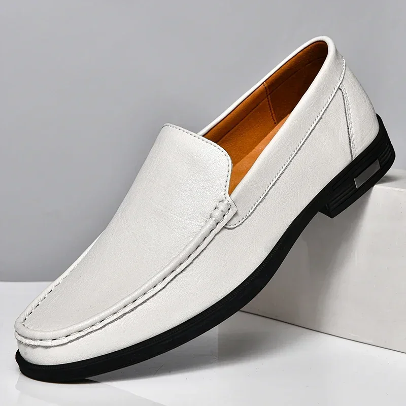 Drune | Leder Slipper Loafers Herrenschuhe