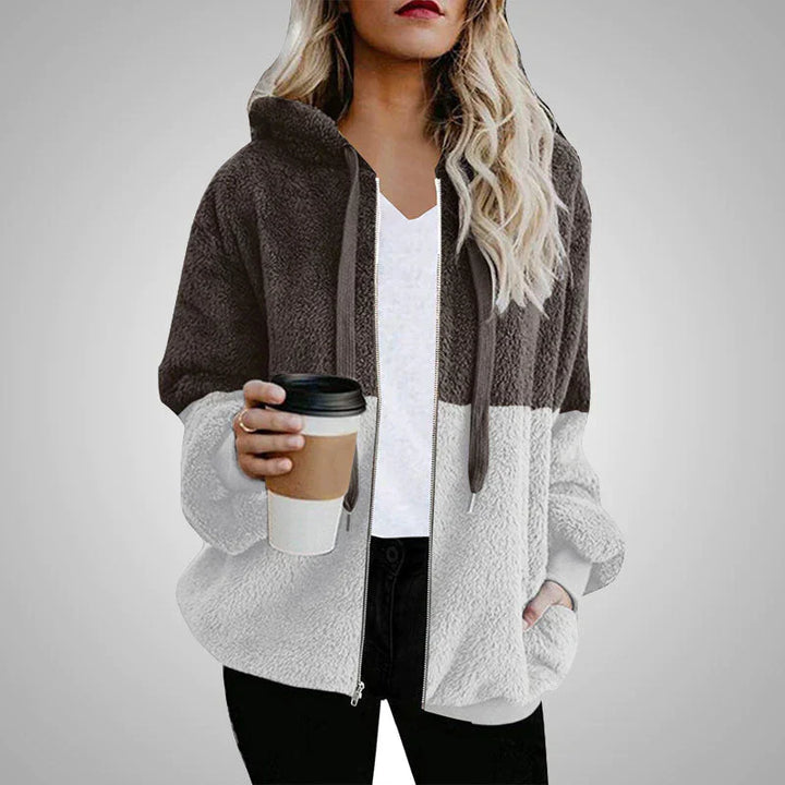 Drune | Flauschiger Damen-Teddy-Kapuzenpulli