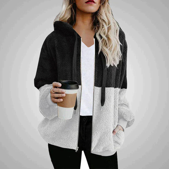 Drune | Flauschiger Damen-Teddy-Kapuzenpulli