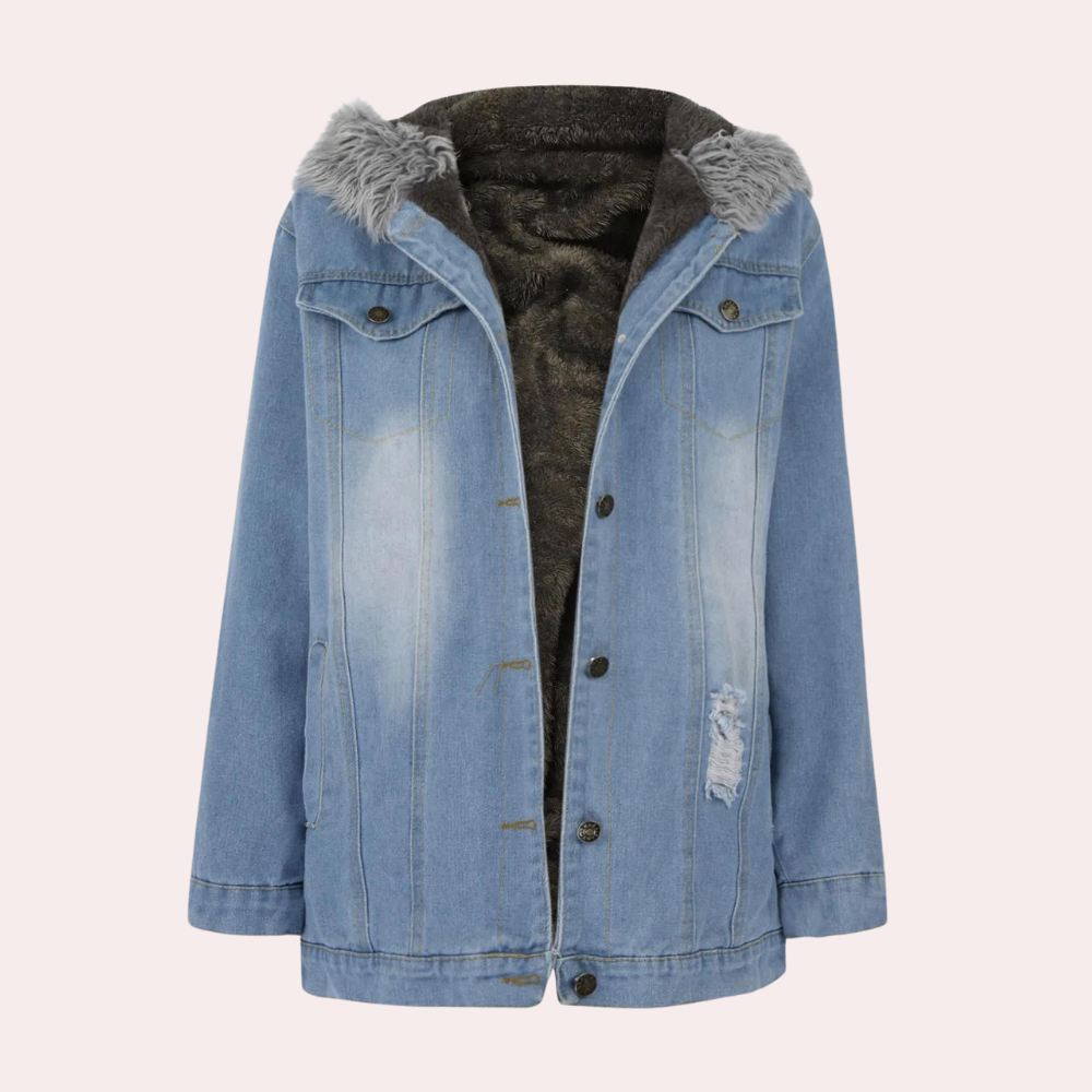 Drune | Modischer Denimjacke Für Frauen