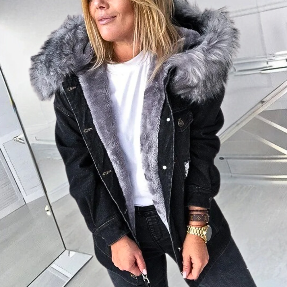 Drune | Modischer Denimjacke Für Frauen