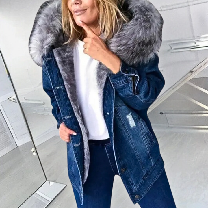 Drune | Modischer Denimjacke Für Frauen