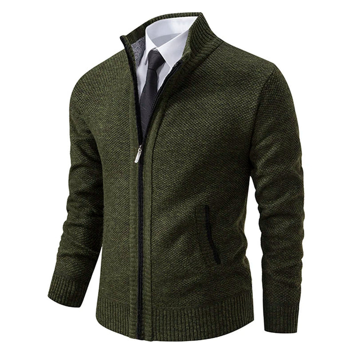 Drune - Stilvolle und Bequeme Winter Fleece Jacke mit Reißverschluss für Männer