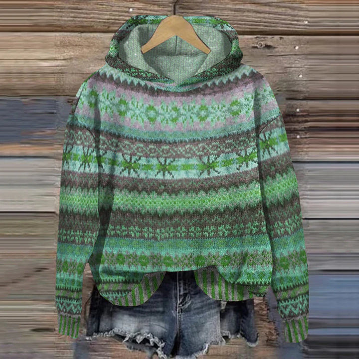 Drune | Weinlese Fair Isle Hoody