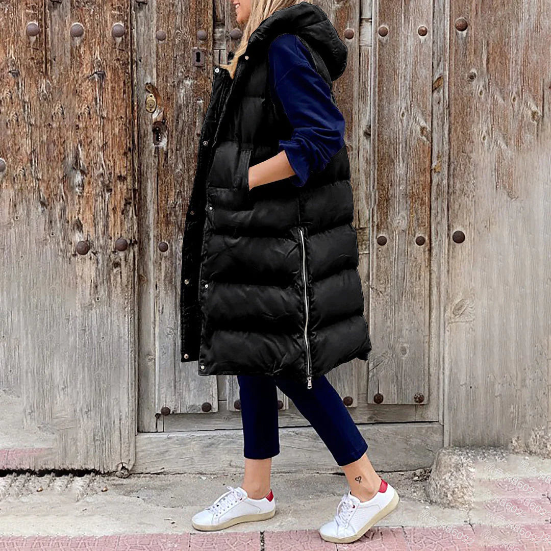 Drune | Moderne ärmellose Winter Daunenjacke