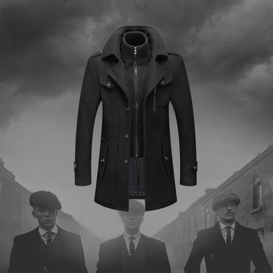 Drune | Eleganter und warmer Tweed-Wintermantel für Männer