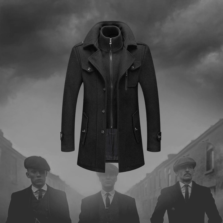 Drune | Eleganter und warmer Tweed-Wintermantel für Männer