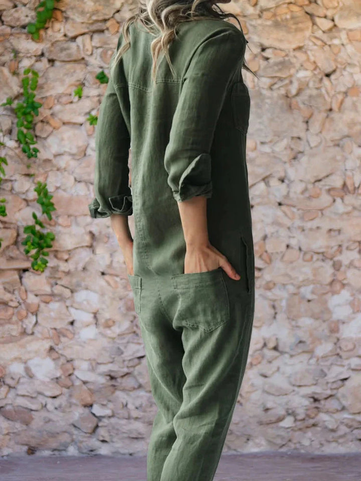 Drune | Eleganter Jumpsuit aus Baumwolle