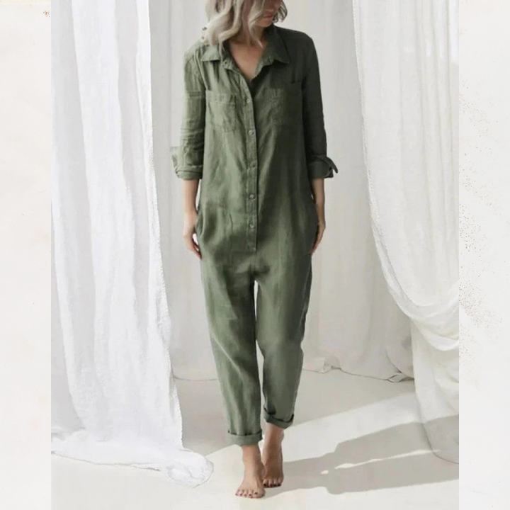 Drune | Eleganter Jumpsuit aus Baumwolle