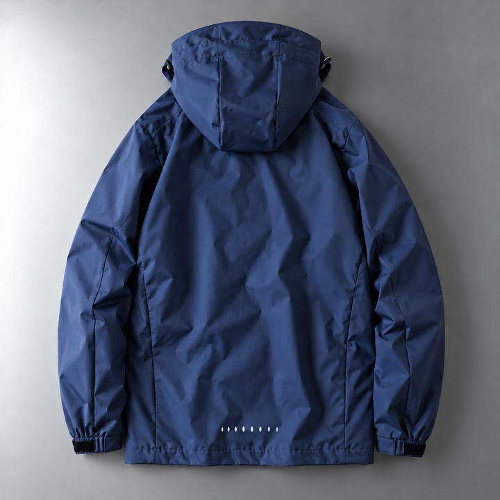 Drune | Herren Wasserdicht Windbreaker Schwarz Jacke