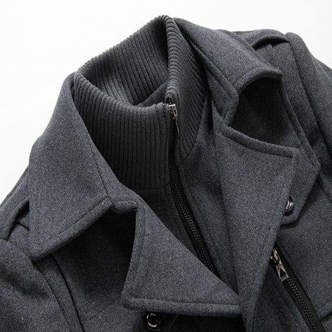 Drune | Eleganter und warmer Tweed-Wintermantel für Männer