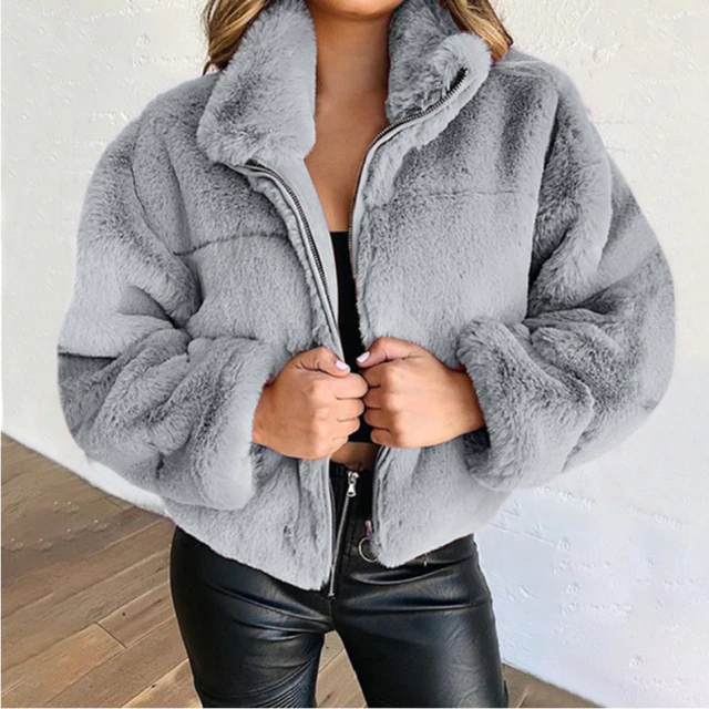 Drune | Wintermode Plüschjacke