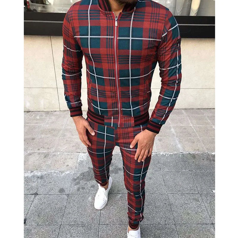 Drune | Atmungsaktives Trainingsjacken Satz Slim Fit Athleisure Sportswear Für Alle Jahreszeiten