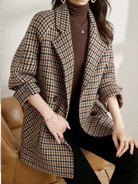 Drune | Karierter Blazer Für Damen