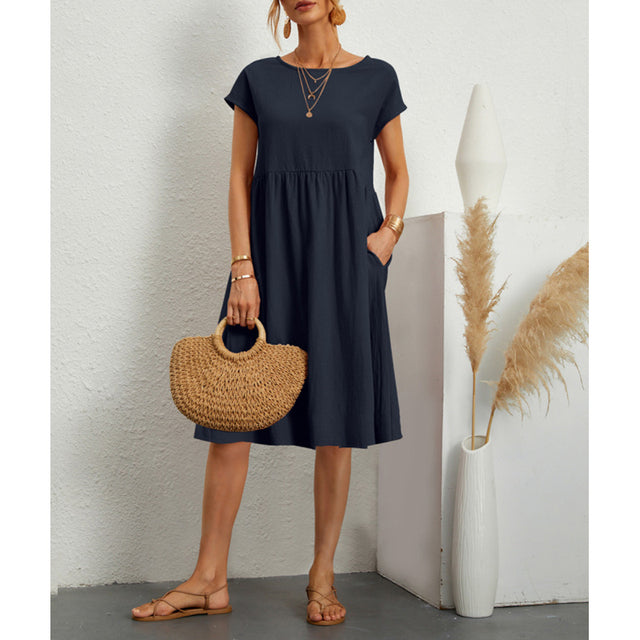 Drune | Kleid Lässiges lockeres Sommerkleid für jede Gelegenheit
