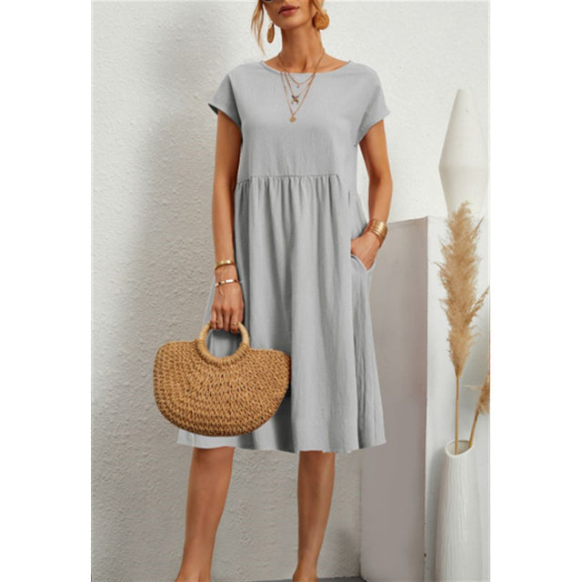 Drune | Kleid Lässiges lockeres Sommerkleid für jede Gelegenheit