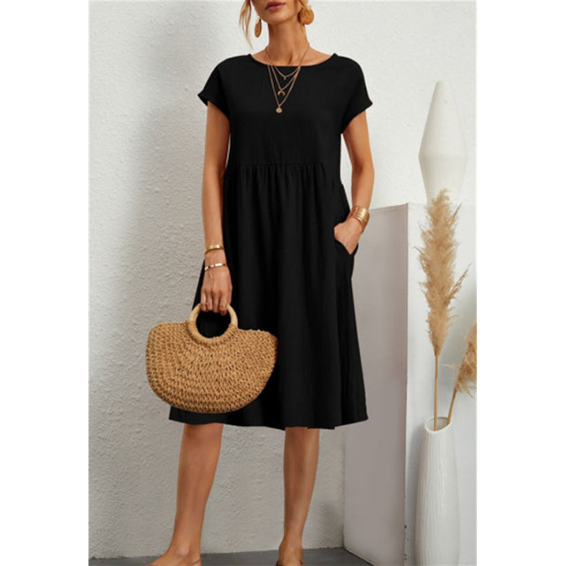Drune | Kleid Lässiges lockeres Sommerkleid für jede Gelegenheit