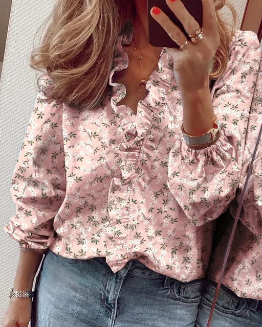 Drune | Sommerliches Rüschenshirt